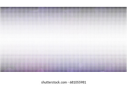 Dark Pink, Blue vector banners set of circles, spheres. Abstract spots. Art Background of bubbles in halftone style with colored gradient.