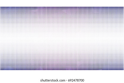 Dark Pink, Blue vector banners set of circles, spheres. Abstract spots. Art Background of bubbles in halftone style with colored gradient.