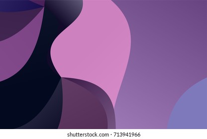 Dark Pink, Blue vector bent template. A vague circumflex abstract illustration with gradient. A completely new design for your business.