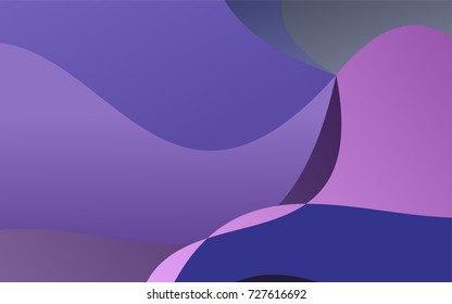 Dark Pink, Blue vector bent background. An elegant bright illustration with gradient. A completely new template for your business design.