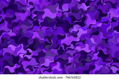 Dark Pink, Blue vector bent pattern. Modern geometrical abstract illustration with gradient bandy lines. A new texture for your design.