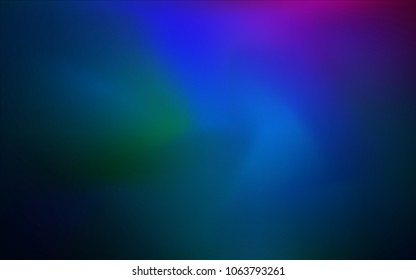 Dark Pink, Blue vector blurred background. Creative illustration in halftone style with gradient. Brand-new style for your business design.