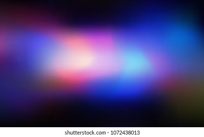 Dark Pink, Blue vector blurred bright template. A vague abstract illustration with gradient. Brand-new style for your business design.