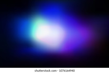 Dark Pink, Blue vector blurred and colored backdrop. Creative illustration in halftone style with gradient. A completely new template for your business design.