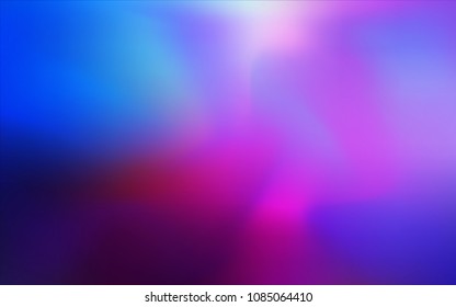Dark Pink, Blue vector blurred bright texture. Modern geometrical abstract illustration with gradient. The elegant pattern can be used as part of a brand book.