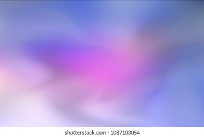 Dark Pink, Blue vector blurred shine abstract cover. Colorful illustration in abstract style with gradient. The template can be used as a background of a cell phone.