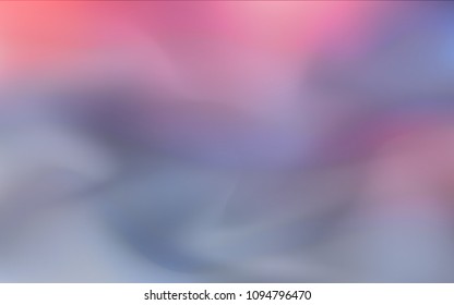 Dark Pink, Blue vector blurred bright template. Colorful abstract illustration with gradient. A new texture for your design.