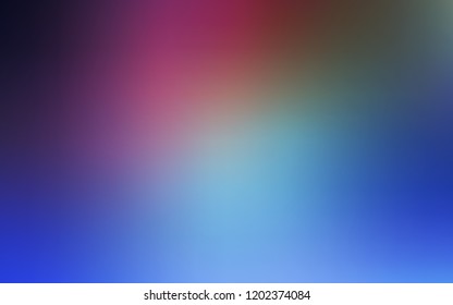 Dark Pink, Blue vector blurred and colored pattern. Modern geometrical abstract illustration with gradient. The completely new template can be used for your brand book.