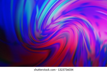Dark Pink, Blue vector blurred shine abstract texture. A completely new colored illustration in blur style. New style design for your brand book.