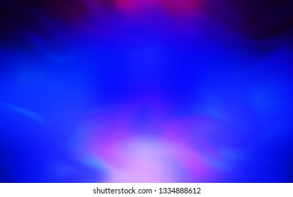Dark Pink, Blue vector blurred and colored pattern. Creative illustration in halftone style with gradient. Background for a cell phone.