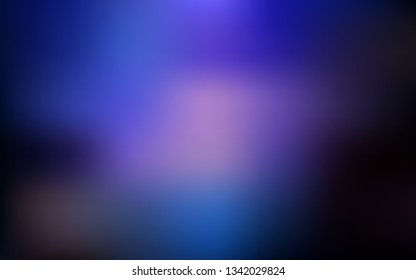 Dark Pink, Blue vector blurred shine abstract background. Glitter abstract illustration with gradient design. Blurred design for your web site.