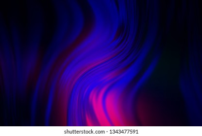 Dark Pink, Blue vector blurred shine abstract texture. Modern abstract illustration with gradient. New style design for your brand book.