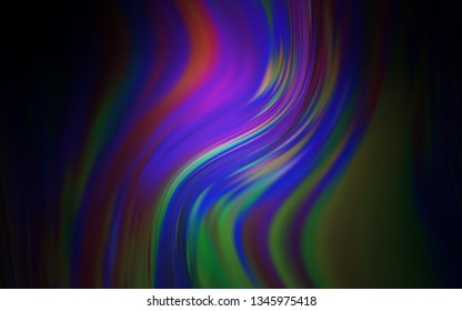 Dark Pink, Blue vector blurred shine abstract background. Abstract colorful illustration with gradient. Blurred design for your web site.