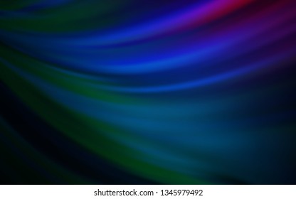 Dark Pink, Blue vector blurred bright template. Creative illustration in halftone style with gradient. Elegant background for a brand book.