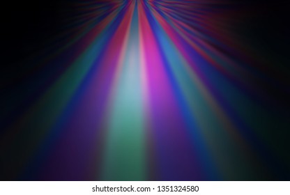 Dark Pink, Blue vector blurred bright template. Glitter abstract illustration with gradient design. Completely new design for your business.