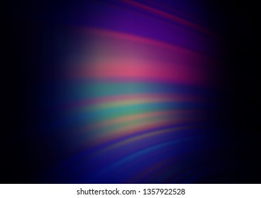 Dark Pink, Blue vector blurred shine abstract template. Colorful illustration in blurry style with gradient. A completely new template for your design.