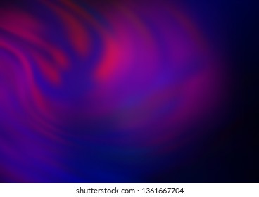 Dark Pink, Blue vector blurred bright template. Glitter abstract illustration with an elegant design. The elegant pattern for brand book.