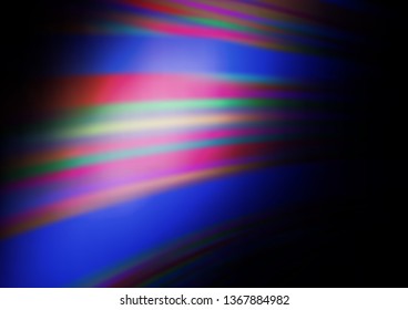 Dark Pink, Blue vector blurred and colored template. Colorful illustration in blurry style with gradient. A completely new design for your business.