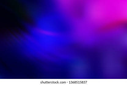 Dark Pink, Blue vector blurred shine abstract background. Abstract colorful illustration with gradient. Blurred design for your web site.