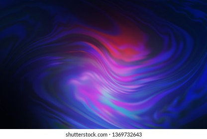 Dark Pink, Blue vector blurred shine abstract background. Colorful illustration in abstract style with gradient. Background for designs.