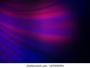 Dark Pink, Blue vector blurred shine abstract template. Colorful illustration in abstract style with gradient. A new texture for your design.