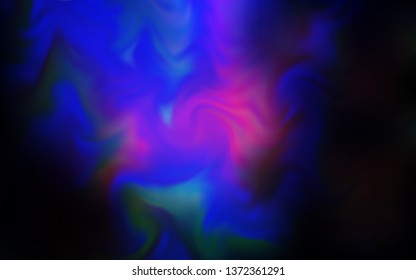 Dark Pink, Blue vector blurred and colored pattern. Creative illustration in halftone style with gradient. New style design for your brand book.