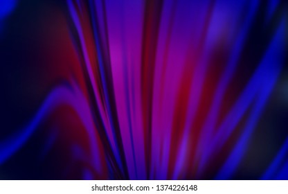 Dark Pink, Blue vector blurred and colored pattern. Colorful abstract illustration with gradient. The best blurred design for your business.