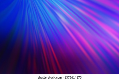 Dark Pink, Blue vector blurred and colored pattern. Creative illustration in halftone style with gradient. Blurred design for your web site.