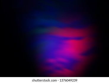 Dark Pink, Blue vector blurred and colored background. Colorful abstract illustration with gradient. Brand new design for your business.