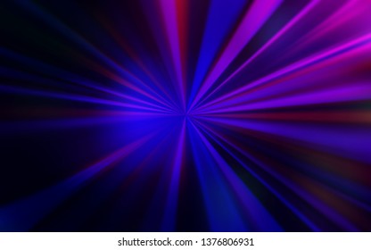 Dark Pink, Blue vector blurred bright template. Glitter abstract illustration with gradient design. New way of your design.