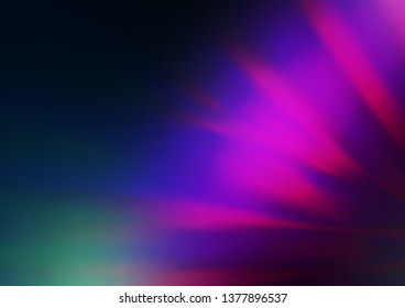 Dark Pink, Blue vector blurred bright background. Colorful illustration in blurry style with gradient. A completely new template for your design.