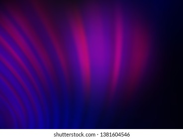 Dark Pink, Blue vector blurred bright template. Colorful illustration in abstract style with gradient. A completely new template for your design.