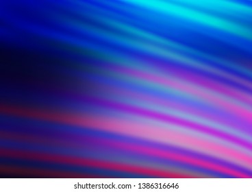 Dark Pink, Blue vector blurred and colored background. Colorful illustration in blurry style with gradient. Brand new design for your business.