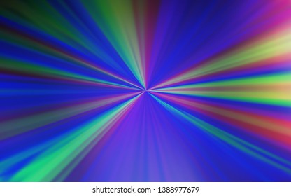 Dark Pink, Blue vector blurred shine abstract template. A completely new colored illustration in blur style. The best blurred design for your business.
