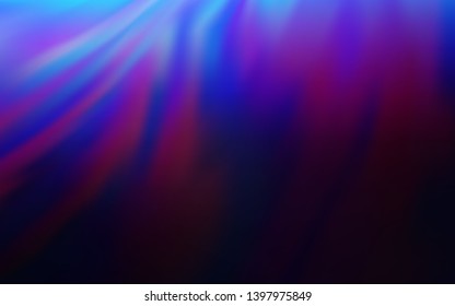 Dark Pink, Blue vector blurred template. Modern abstract illustration with gradient. New way of your design.