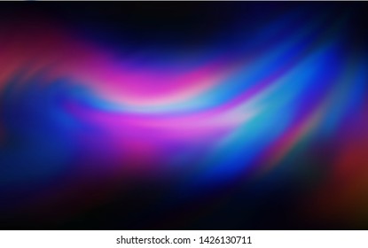 Dark Pink, Blue vector blurred and colored pattern. Creative illustration in halftone style with gradient. Elegant background for a brand book.