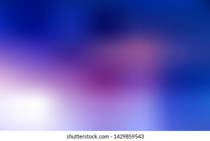 Dark Pink, Blue vector blurred shine abstract template. A completely new colored illustration in blur style. Background for designs.