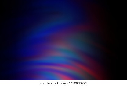 Dark Pink, Blue vector blurred template. Glitter abstract illustration with gradient design. Background for designs.
