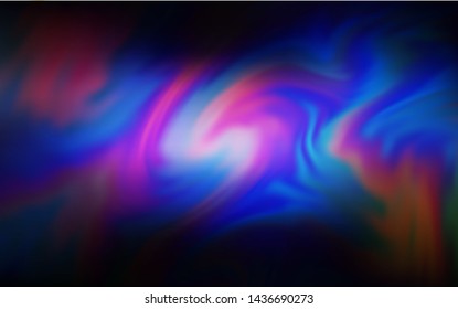 Dark Pink, Blue vector blurred shine abstract template. An elegant bright illustration with gradient. Smart design for your work.