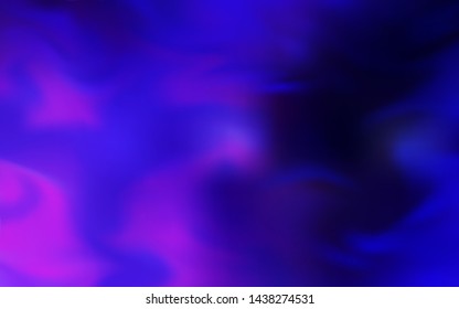 Dark Pink, Blue vector blurred shine abstract template. Abstract colorful illustration with gradient. Background for designs.