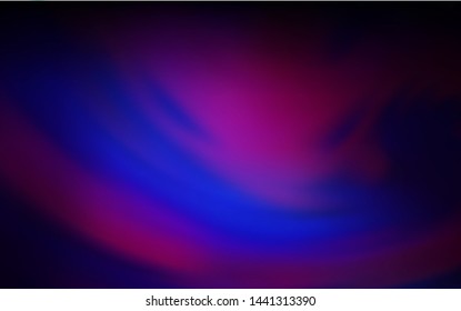 Dark Pink, Blue vector blurred bright template. Modern abstract illustration with gradient. Smart design for your work.