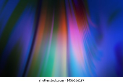 Dark Pink, Blue vector blurred shine abstract template. Shining colored illustration in smart style. New way of your design.