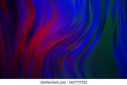 Dark Pink, Blue vector blurred template. A completely new colored illustration in blur style. New design for your business.