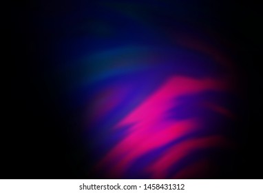 Dark Pink, Blue vector blurred and colored pattern. Creative illustration in halftone style with gradient. Elegant background for a brand book.