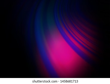 Dark Pink, Blue vector blurred bright background. Glitter abstract illustration with an elegant design. A completely new template for your design.