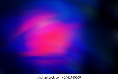 Dark Pink, Blue vector blurred pattern. Shining colored illustration in smart style. New way of your design.