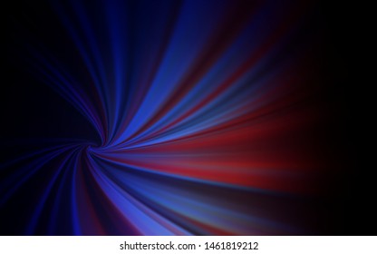 Dark Pink, Blue vector blurred template. Glitter abstract illustration with gradient design. New way of your design.