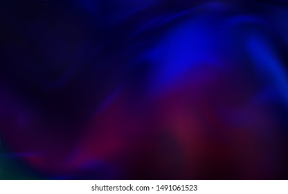 Dark Pink, Blue vector blurred shine abstract background. Colorful illustration in abstract style with gradient. Elegant background for a brand book.