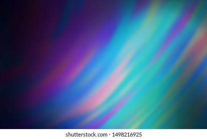 Dark Pink, Blue vector blurred bright pattern. Creative illustration in halftone style with gradient. Completely new design for your business.