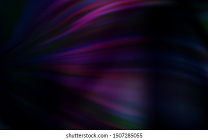 Dark Pink, Blue vector blurred shine abstract template. Creative illustration in halftone style with gradient. Blurred design for your web site.